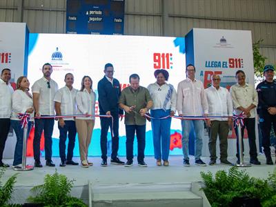 Gobierno pone en funcionamiento el Sistema 911 en Pedernales